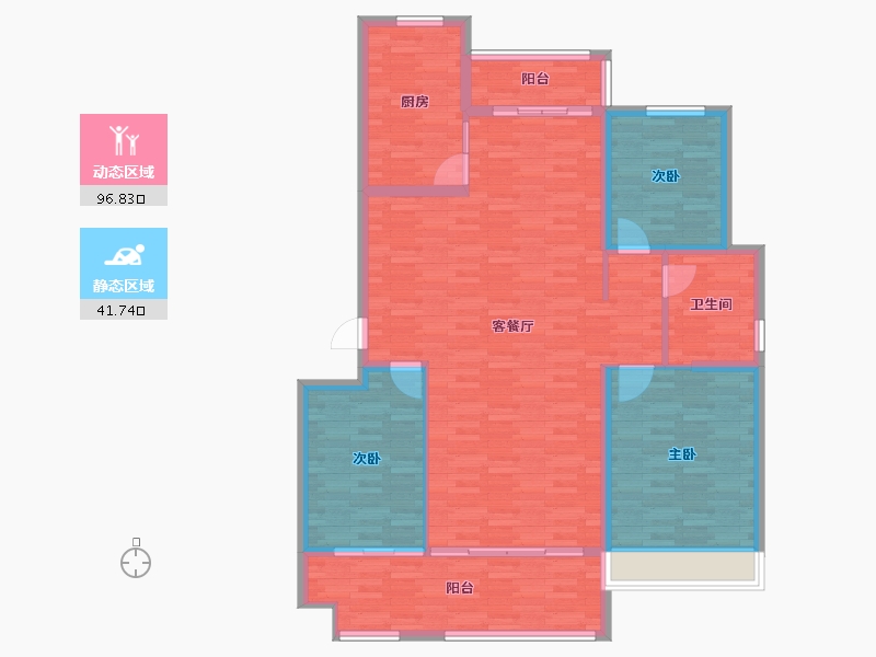 山东省-日照市-盛龙庭-124.93-户型库-动静分区