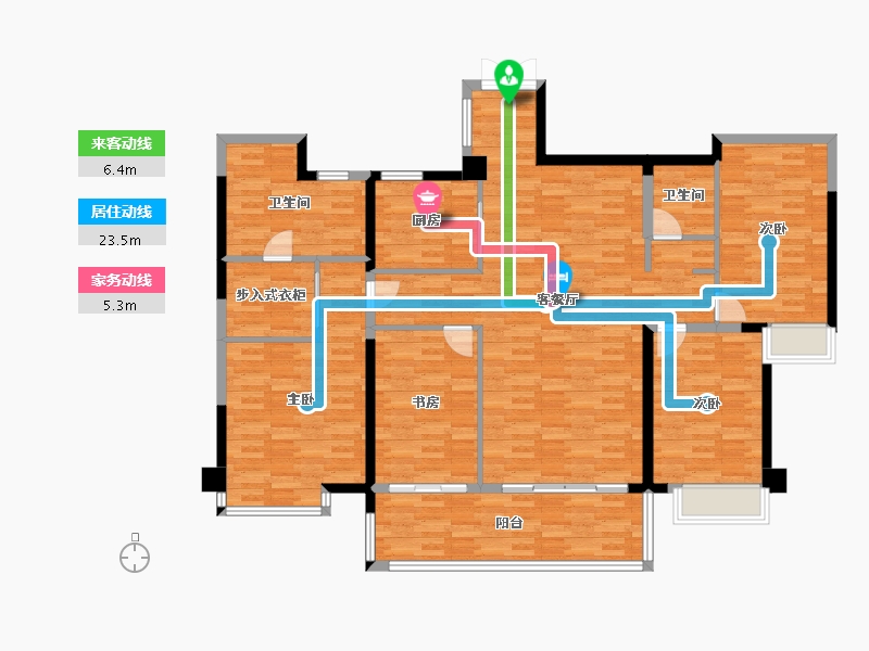 广西壮族自治区-南宁市-嘉和城依云湾-146.56-户型库-动静线