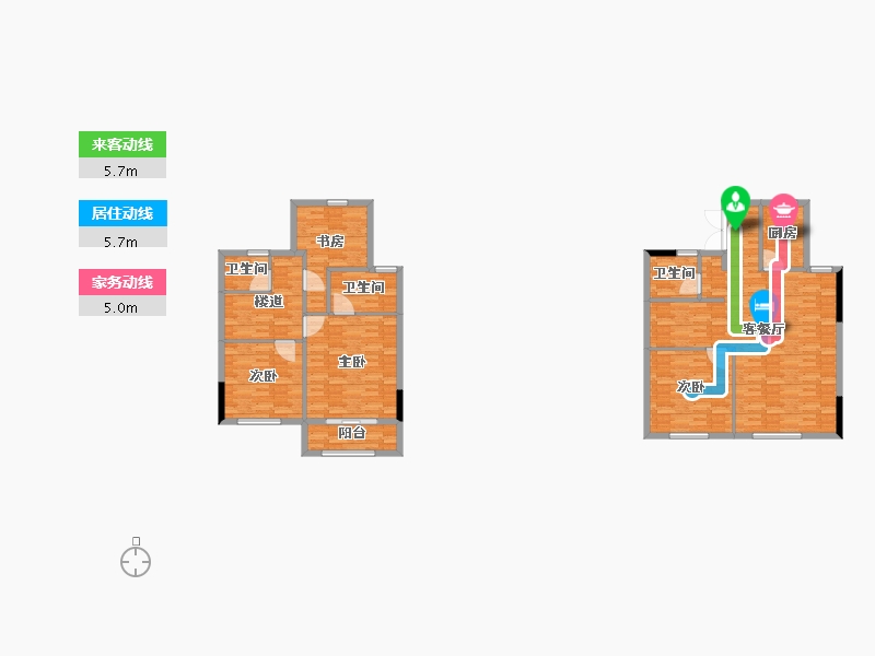 江苏省-连云港市-绿地璀璨天城-136.01-户型库-动静线