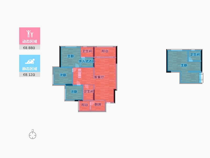 四川省-巴中市-置信府-120.99-户型库-动静分区