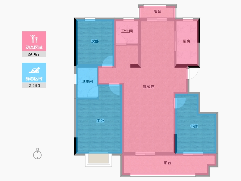 河南省-郑州市-玉兰先禾-97.05-户型库-动静分区