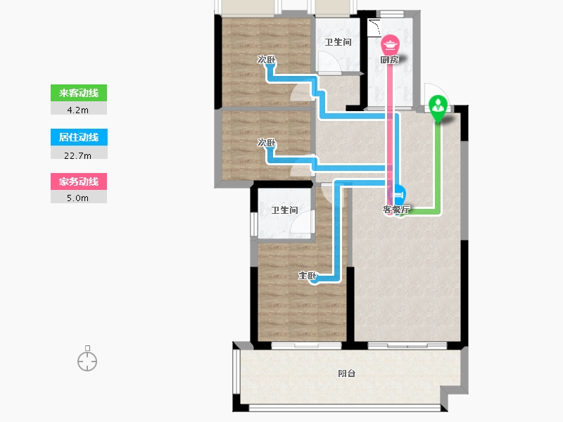 广东省-广州市-国瑞温泉城-87.68-户型库-动静线