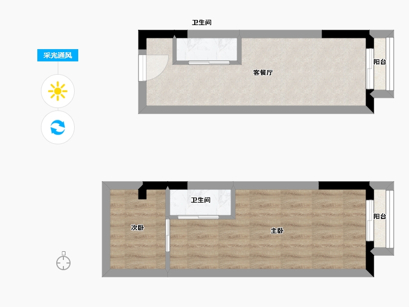 广东省-广州市-信基�h岛-34.99-户型库-采光通风