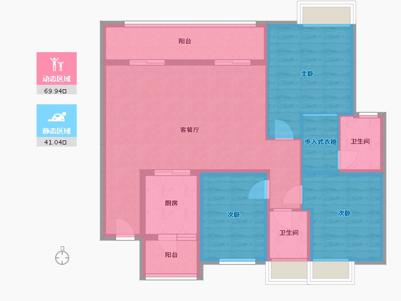 贵州省-遵义市-斌鑫中央公园-99.09-户型库-动静分区