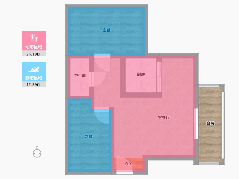 California-Fresno-Hyde Park Apartments-39.83-户型库-动静分区