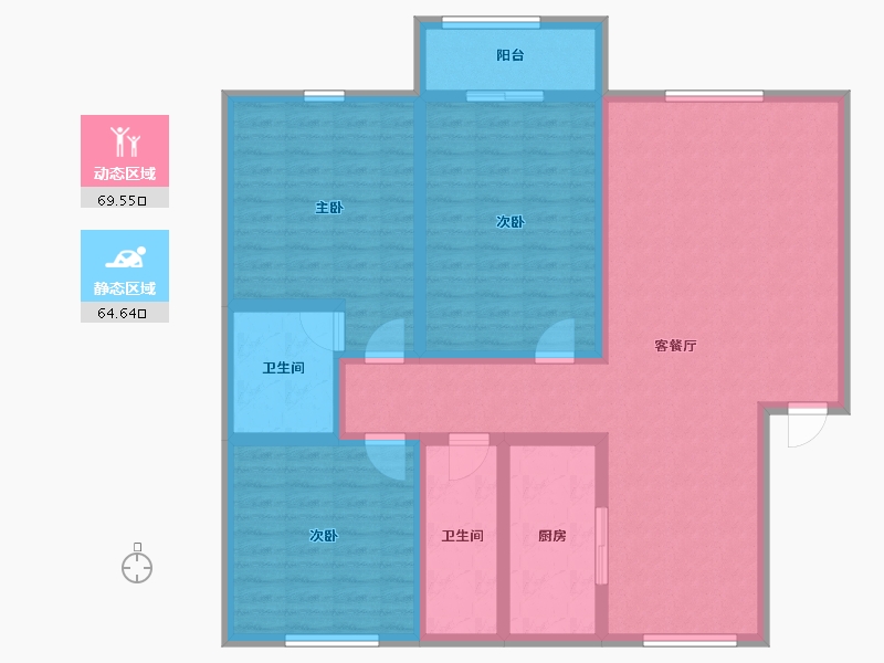 山东省-德州市-新城市花园-120.00-户型库-动静分区