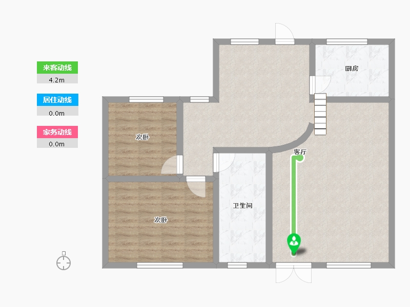 河南省-郑州市-马渡2号院-89.55-户型库-动静线