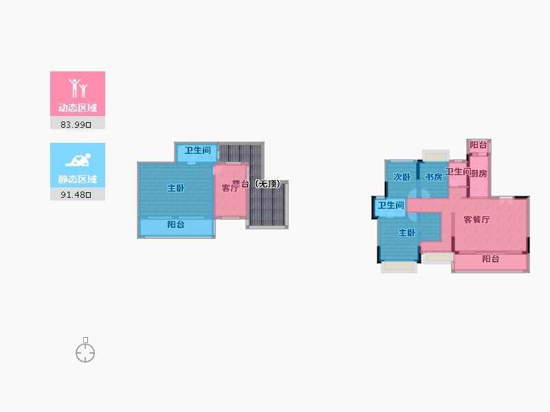 四川省-内江市-观岭云庭-178.56-户型库-动静分区