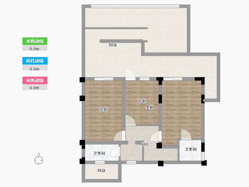 浙江省-宁波市-斯卡兰SkyLine-97.70-户型库-动静线