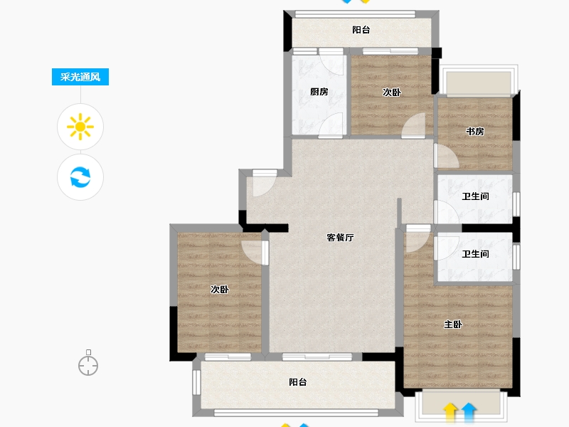 四川省-广安市-2222-99.84-户型库-采光通风