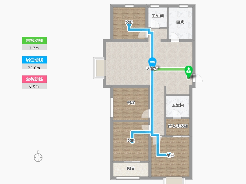 山东省-菏泽市-天华·新天地-98.00-户型库-动静线