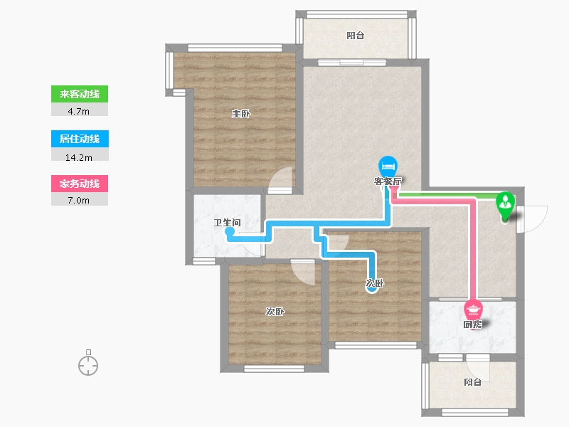 河南省-洛阳市-北航未来域-85.00-户型库-动静线