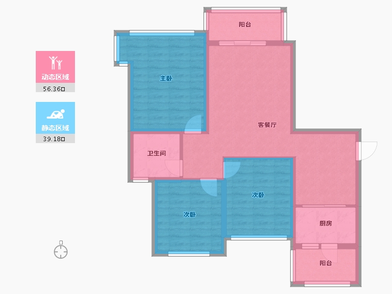 河南省-洛阳市-北航未来域-85.00-户型库-动静分区