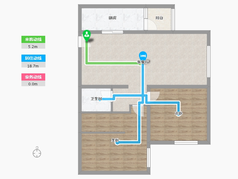 陕西省-西安市-凯丰学府-81.61-户型库-动静线