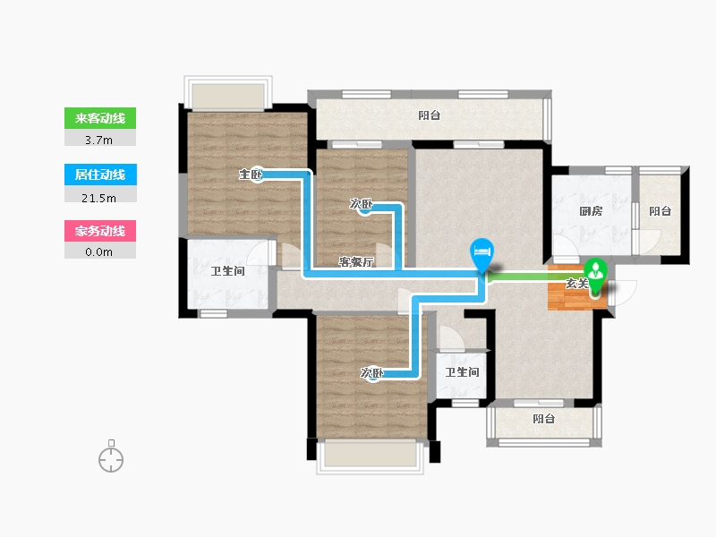 四川省-成都市-城投美庐-103.28-户型库-动静线