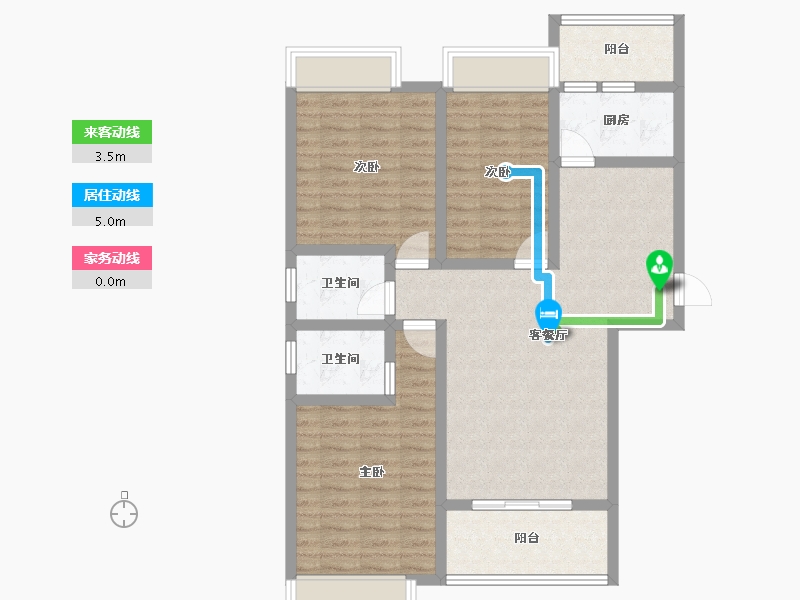 江西省-上饶市-凯旋・新世纪-92.30-户型库-动静线