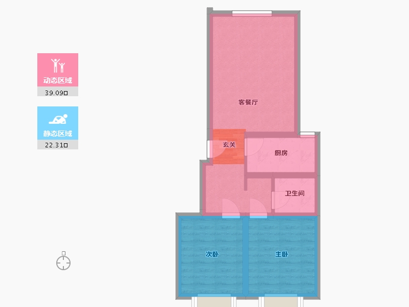 北京-北京市-中海首钢・长安云锦-54.02-户型库-动静分区