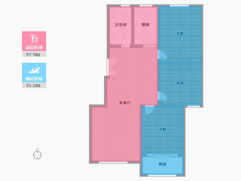 山东省-淄博市-锦绣淄江-100.01-户型库-动静分区