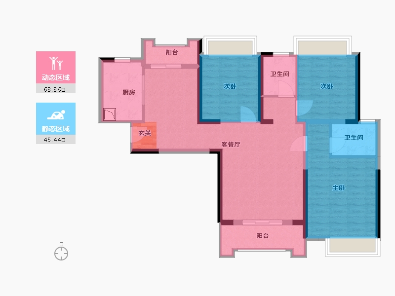 湖北省-武汉市-星湖湾-97.05-户型库-动静分区