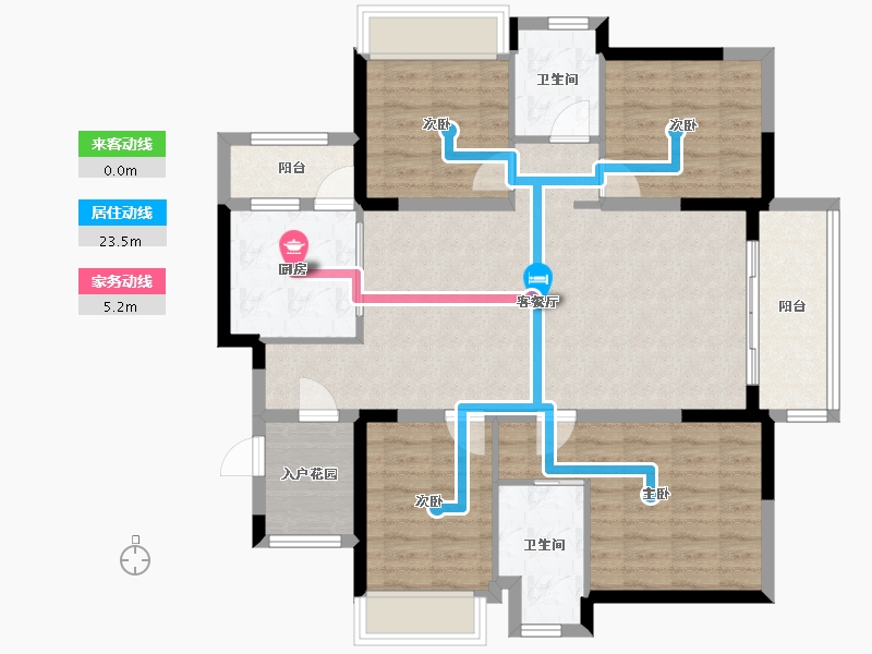 广东省-惠州市-实地常春藤-101.82-户型库-动静线