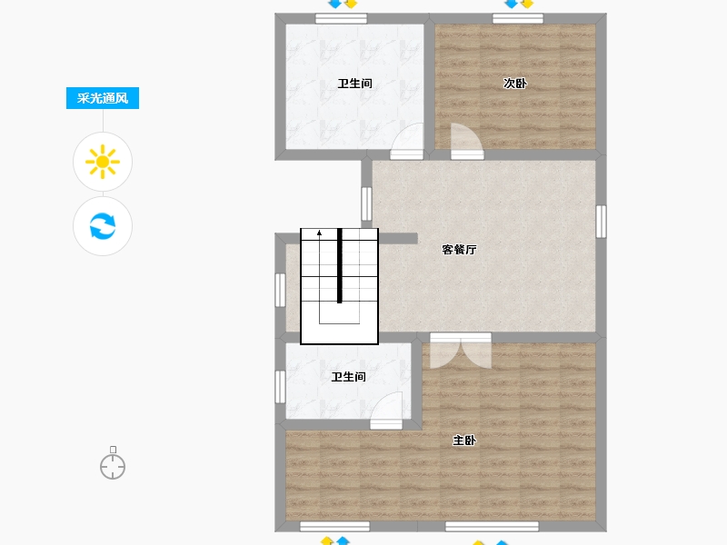 云南省-玉溪市-黑村-81.28-户型库-采光通风