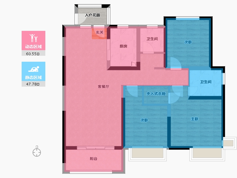 安徽省-蚌埠市-鹏欣天珑天�h-99.20-户型库-动静分区