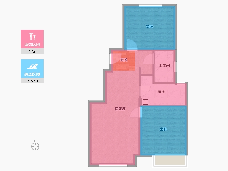 北京-北京市-金茂北京国际社区-59.00-户型库-动静分区