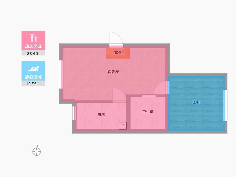 北京-北京市-金茂北京国际社区-34.44-户型库-动静分区