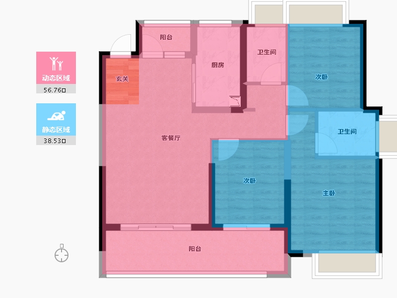 江西省-上饶市-中京学府-85.06-户型库-动静分区