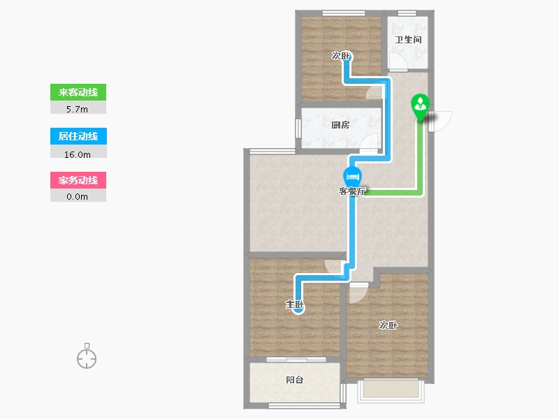 山东省-聊城市-学府新城-99.42-户型库-动静线