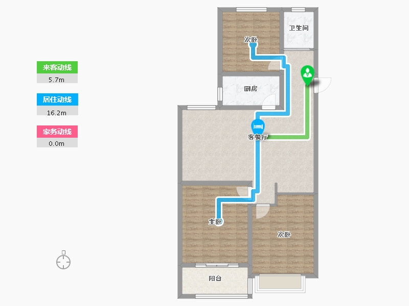 山东省-聊城市-学府新城-101.46-户型库-动静线