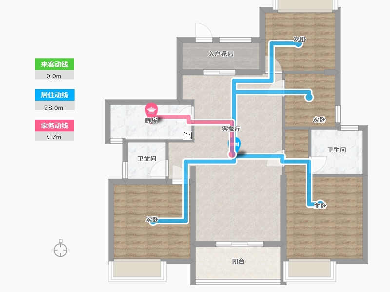 广东省-肇庆市-名城星岸-103.22-户型库-动静线