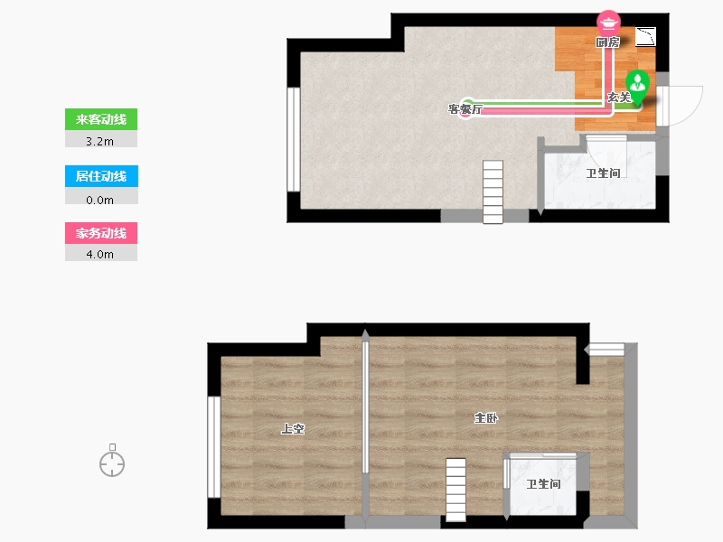 湖南省-长沙市-藏珑湖上公馆-47.52-户型库-动静线