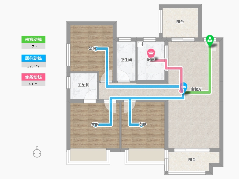 青海省-海南藏族自治州-保利中央海岸-77.25-户型库-动静线