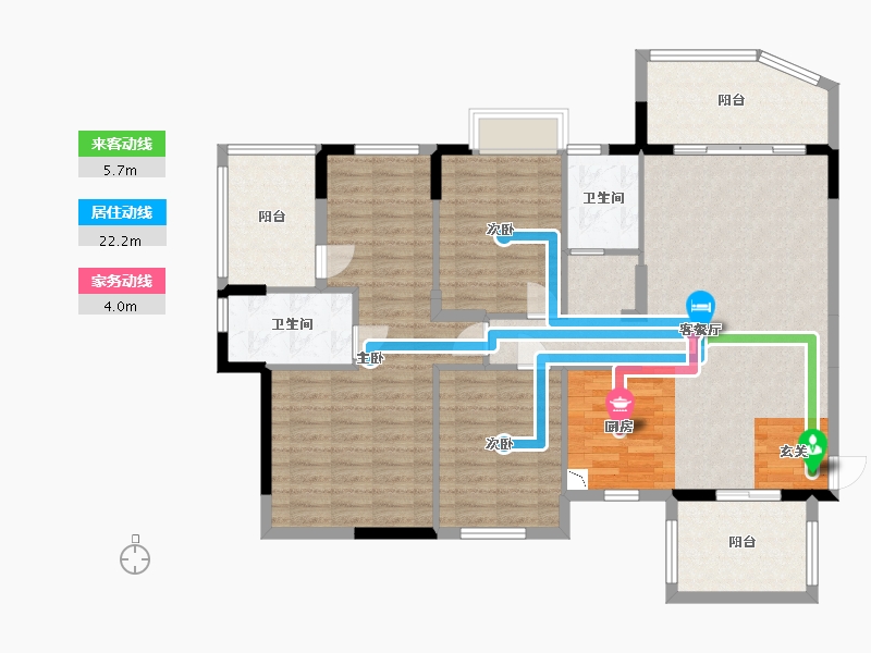 广西壮族自治区-南宁市-天池山-124.00-户型库-动静线