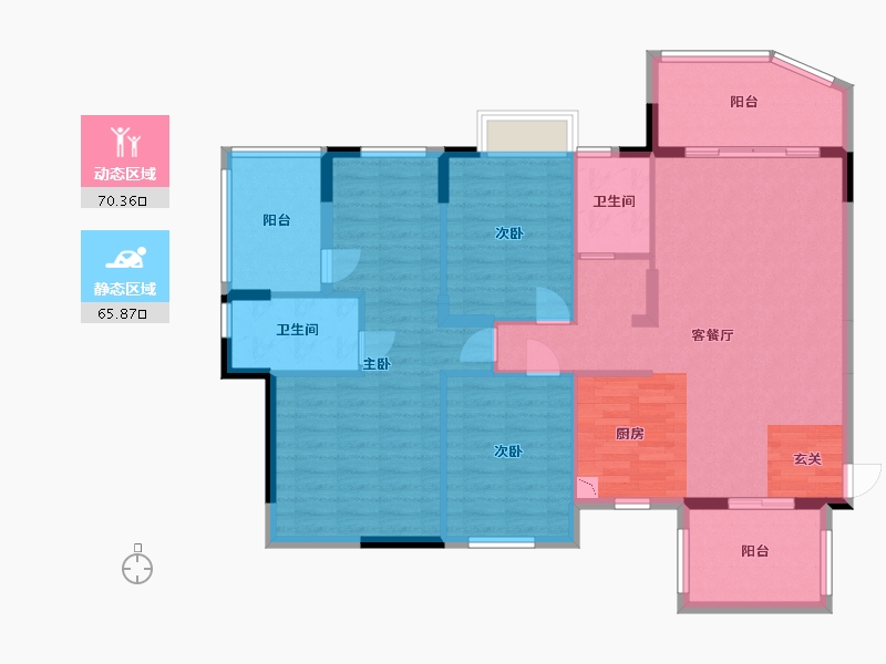 广西壮族自治区-南宁市-天池山-124.00-户型库-动静分区