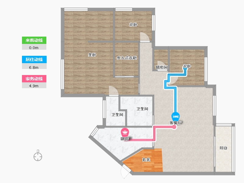 广东省-深圳市-雷公岭住宅区-114.47-户型库-动静线