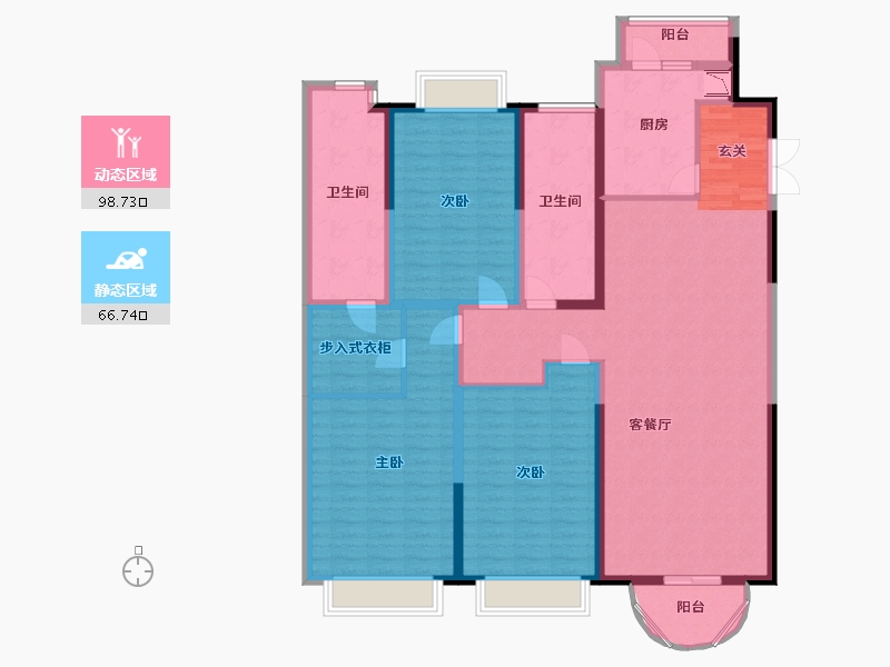 上海-上海市-外滩豪景苑-149.18-户型库-动静分区