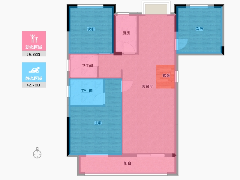 江西省-吉安市-浩城太学府-90.10-户型库-动静分区