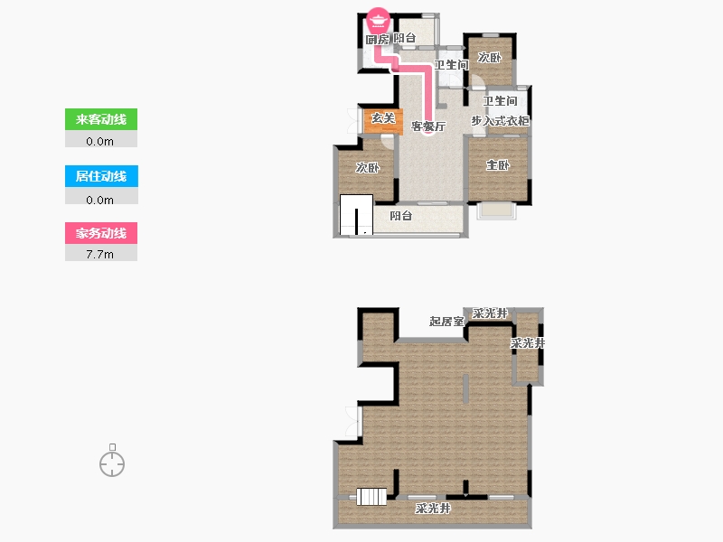 山东省-临沂市-致远沂河传奇-203.32-户型库-动静线