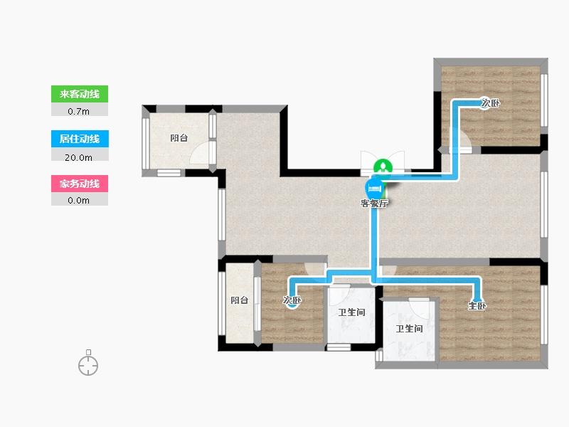 浙江省-嘉兴市-桐乡-81.43-户型库-动静线