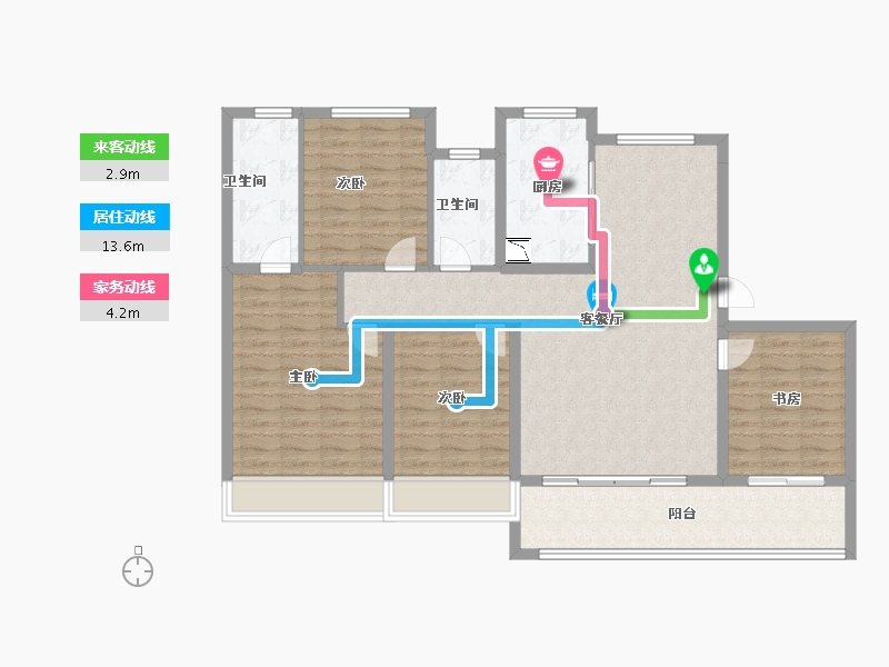 浙江省-温州市-保利・大国�Z-114.40-户型库-动静线