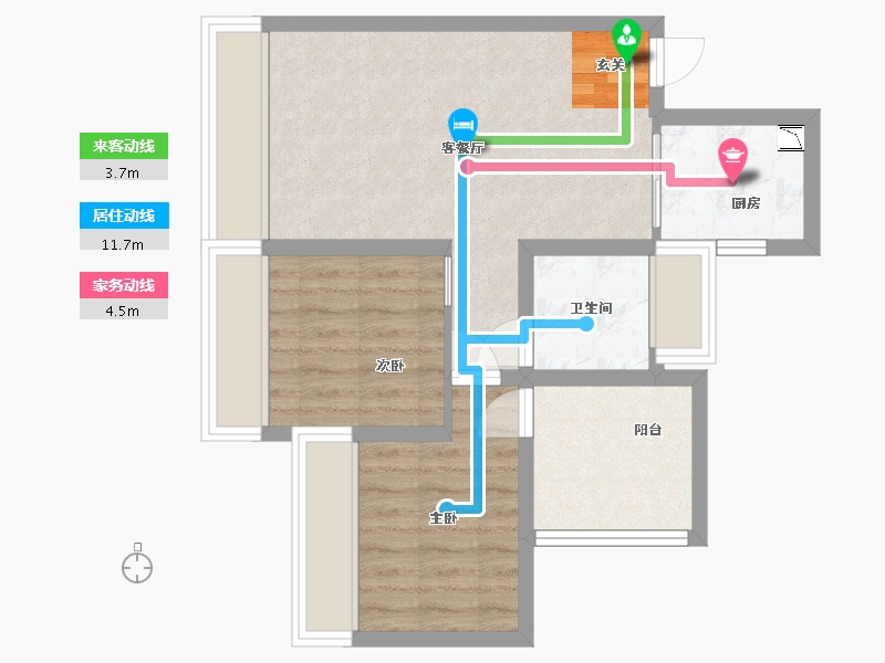 四川省-绵阳市-三汇・四季公园-54.12-户型库-动静线