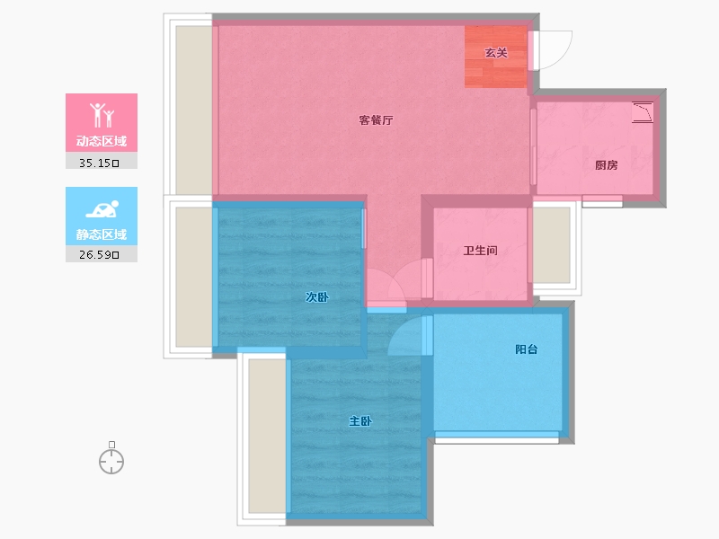 四川省-绵阳市-三汇・四季公园-54.12-户型库-动静分区