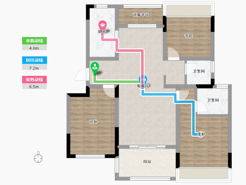 浙江省-湖州市-安吉-95.08-户型库-动静线