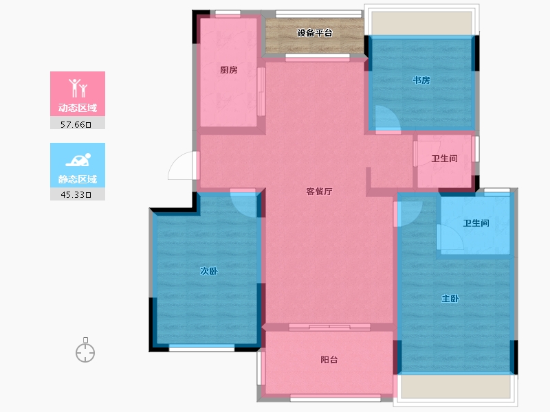 浙江省-湖州市-安吉-95.08-户型库-动静分区