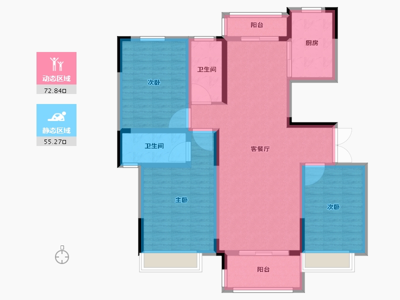 河南省-周口市-建业联盟新城-115.00-户型库-动静分区