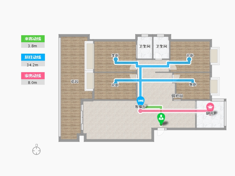 福建省-莆田市-莆糖小区-171.67-户型库-动静线