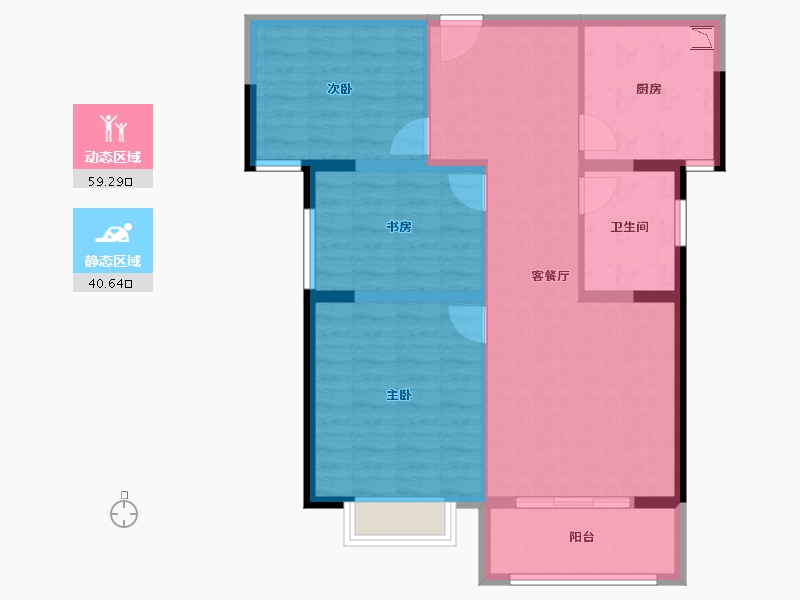 河南省-濮阳市-海晟名居-90.00-户型库-动静分区