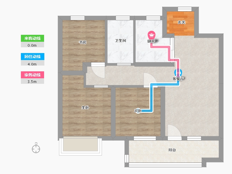 山东省-青岛市-金茂智慧国际城-60.22-户型库-动静线